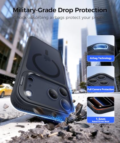 Image of FNTCASE for Phone 18 Pro Case /Phone 17 Pro Case with Stand Black