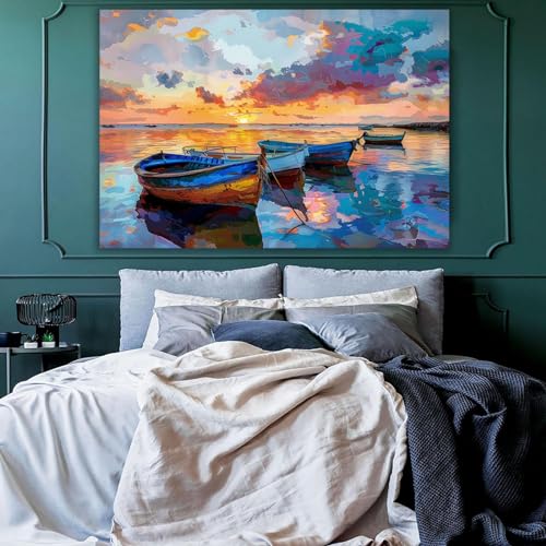 Art decoratif paysage de qualite superieure en impression sur toile 80x120cm - 3