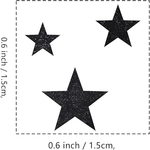 Miniatura 2 de Sello de goma de estrellas, 35 pulgadas, pequeño sello parpadeante para álbumes de recortes, planificador de tarjetas