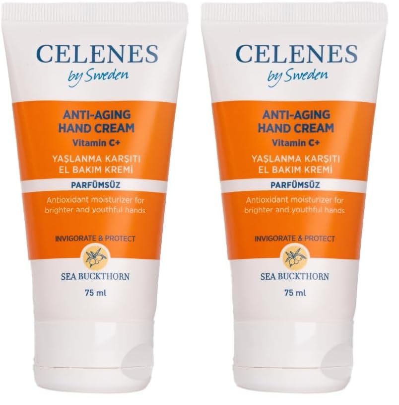 Celenes Sea Buckthorn Yaşlanma Karşıtı El Bakım Kremi 2li paket