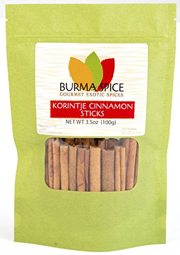 Korintje Cinnamon Sticks | Cassia Cinnamon - Indonesian Cinnamon | Spicy and Sweet Flavor 3.5 oz.