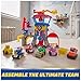 Paw Patrol: Air Rescue, 6-Piece Pup Squad Racers, Toy Cars Gift Set with Chase, Marshall, Skye, Rubble, Rocky & Zuma, Kids Toys for Boys & Girls 3+