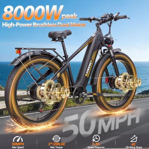 8000W Peak Dual Motor Ebike
