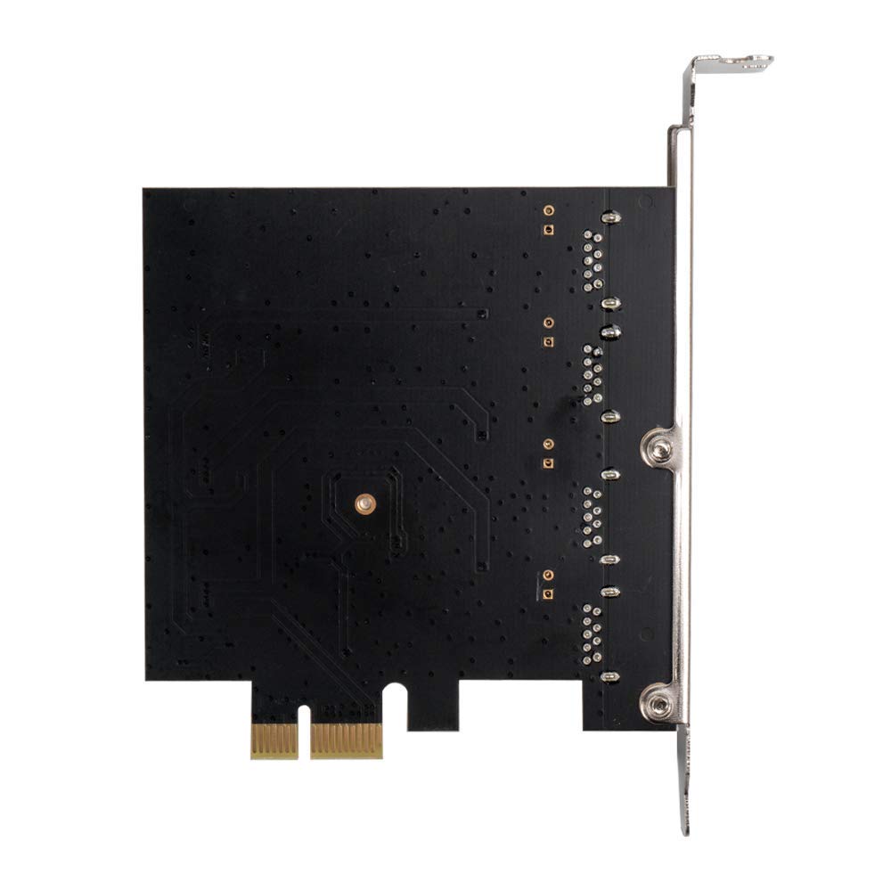 Scheda di espansione PCI-E USB 3.0 a 4 porte Adattatore HUB PCI Express PCIe USB 3.0 Controller USB 3.0 a 4 porte USB 3 0 PCI e PCIe Express 1X  7