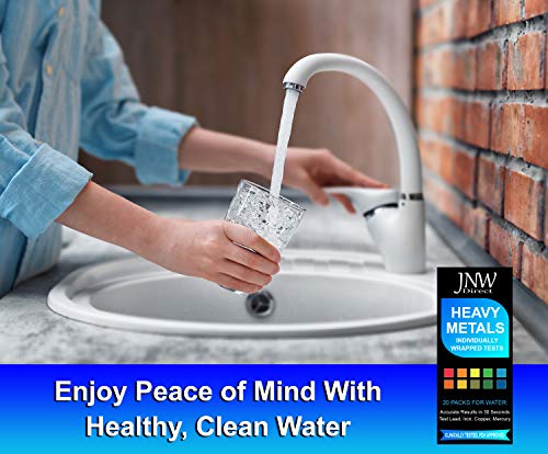 Jnw Direct Heavy Metals Water Test Kit - Drinking Water Test Strips With Ebook - Quick And Accurate Testing Kits For Drinking Water - Test Iron, Copper, Mercury, And Lead thumb #3