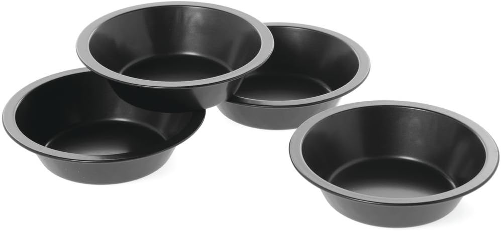 Norpro Mini 5" Tart Pans Set of 4 Nonstick Pies/Shortcakes/Quiche/Desserts 3911