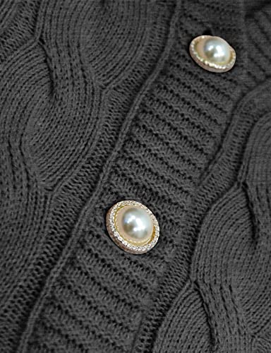 Image of Women's Casual Slim Fit Cardigan Sweaters Long Sleeve Button Down Lightweight Waist Length