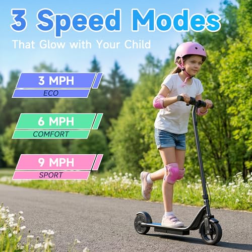 Image of Electric Scooter, 350W-500W Motor, 9 MPH to 22MPH, 10-41 Miles Range, Dual Suspension, Dual Braking, App Control, Foldable Commuter E Scooter for Adults and Teens