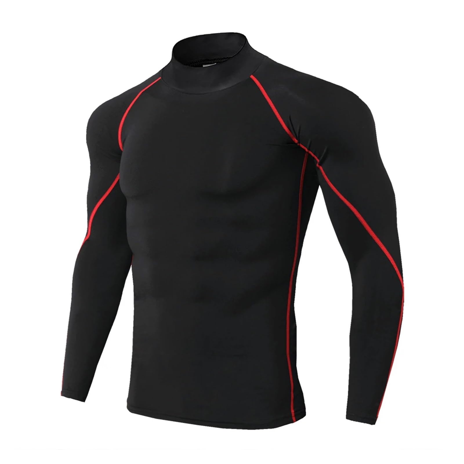 Camisetas de compresión for Hombre, Camisa Manga Larga for Correr, Secado rápido, Camisetas Interiores Entrenamiento for Culturismo y Gimnasio