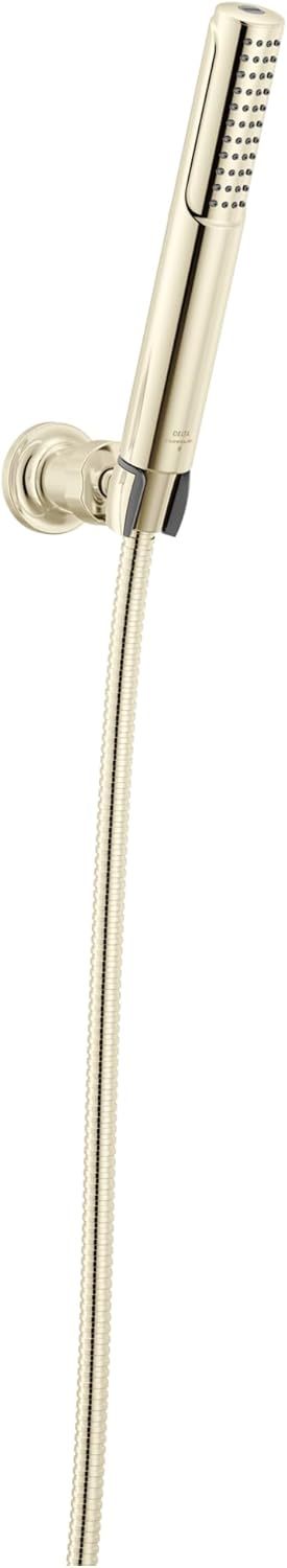 Delta 2-Setting Matte Black Wall Mount Handheld Shower Head with ProClean Spray, Hand Held Shower Head and Hose with High Pressure Spray, Matte Black 55537-BL