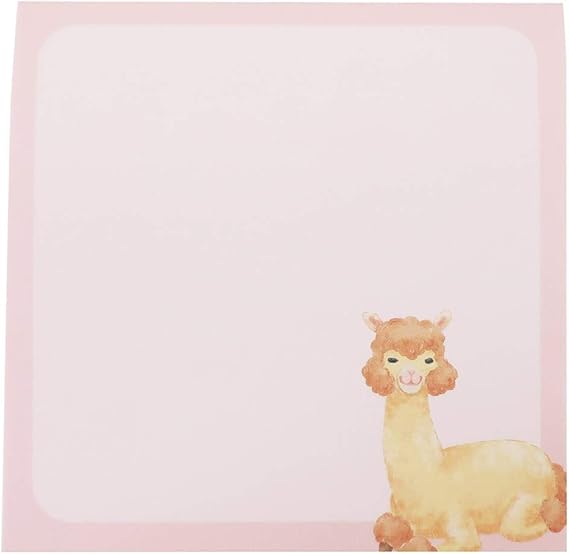 Amazon Co Jp メモ帳 Hello Animal スクエア メモ アルパカ カミオジャパン 文房具 ステーショナリー グッズ 通販 文房具 オフィス用品