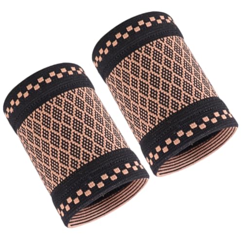 POPETPOP Support de Poignet Élastique en Fils de Cuivre Tricotés, Bracelet Léger et Lavable pour Course à Pied, Basketball et Football