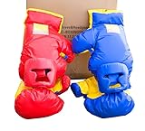 TentandTable Oversized Boxing Gloves & Headgear Set (Two Pairs of Gloves, Two Helmets)