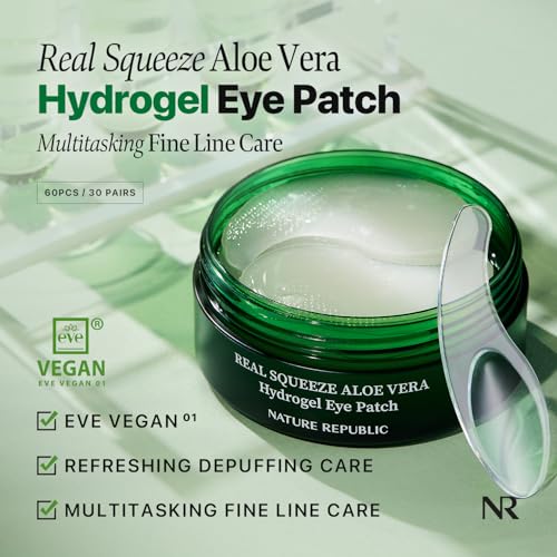 Image of Nature Republic Real Squeeze Aloe Vera Eye Patches (60 Count)