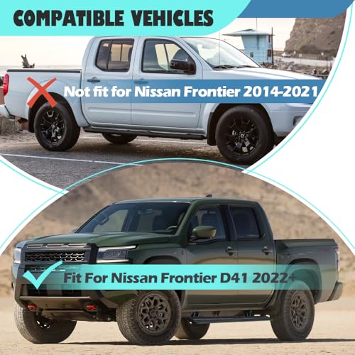 2PCS Power Electric Running Boards Side Step Nissan Frontier D41 miniatura 2