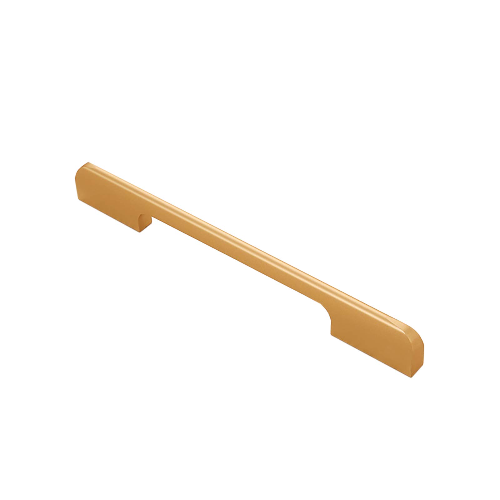 Cabinet Handle Gold Door Knob Straight Handle Drawer Cupboard Wardrobe Kitchen Windows Pulls Handles 146mm Length (Hole Centers 128mm)