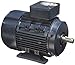 Leeson 192051.00 Rigid Base IEC Metric Motor, 3 Phase, D80 Frame, B3 Mounting, 1HP, 1800 RPM, 230/460V Voltage, 60Hz Fequency