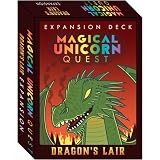 Flame Point Games Magical Unicorn Quest Dragon's Lair Expansion Deck - Designed to be Added to Your Magical Unicorn Quest Card Game
