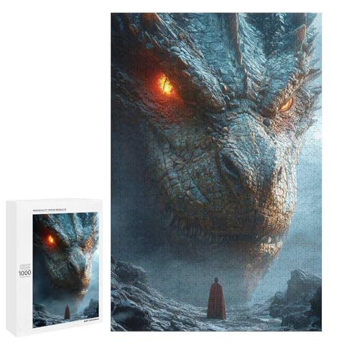 Puzzle 1000 pièces pour adultes Dragon Encounter pour défi en famille