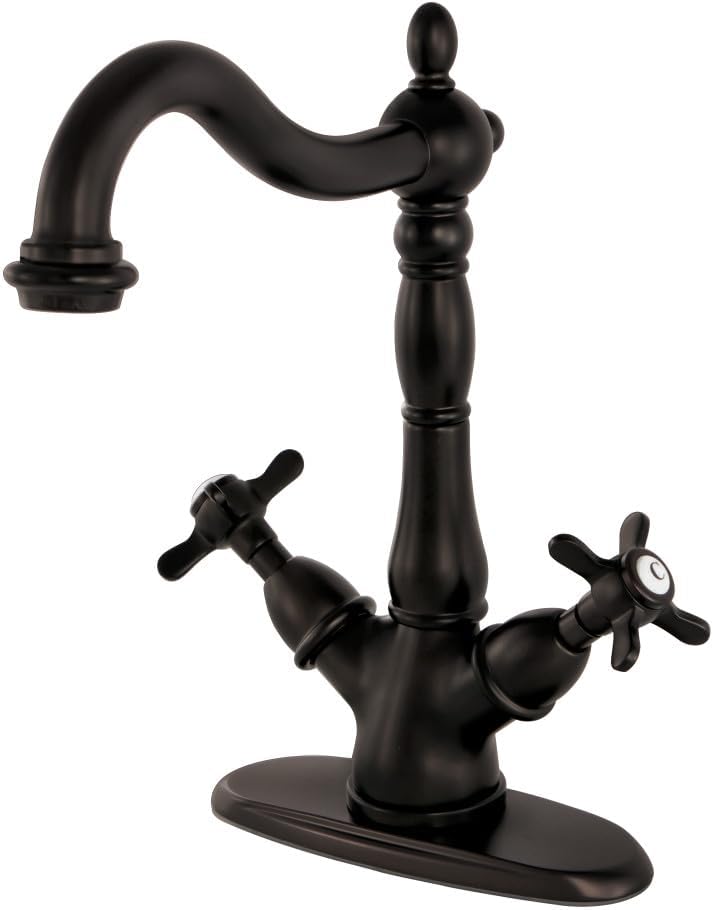 Kingston Brass KS1495BEX Vessel Sink Faucet, Oil Rubbed Bronze