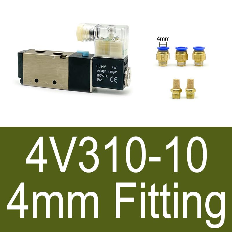 Électrovanne pneumatique 4V210-08 distributeur d'air pour vérin