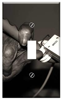 Switch Plate Single Toggle - Emergency Hospital Bedside Hand Finger Help Bell
