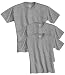 Jerzees Men's Adult Short Sleeve Pocket Tee 3 Pack X Sizes, Oxford, 2X
