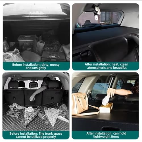 Cubre maletero de lona para Benz GLC X253 de 2016 a 2021 5