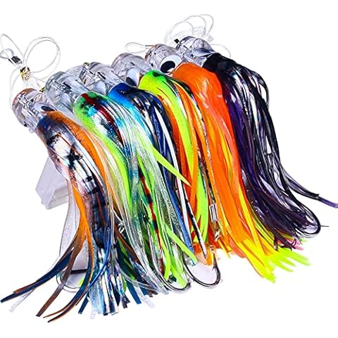 East Rain Big Octopus Buzzbaits with Slicone Skirts for Sea Fishing Marlin Lincod(2 Size, 6 Colors Option) Cover