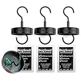 BugSnub Hanging Ant Guard (3-pack)- Waterless Ant Defense for Hummingbird Nectar Feeders, Unique Upside-down Design, No Liquid Moat, Metal Hooks