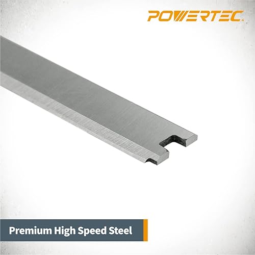 Miniatura 3 de POWERTEC Cuchillas cepilladoras de 13 pulgadas para cepilladora RIDGID R4330, TP1300LS, repuesto para cuchillos cepilladores AC20502, juego de 6