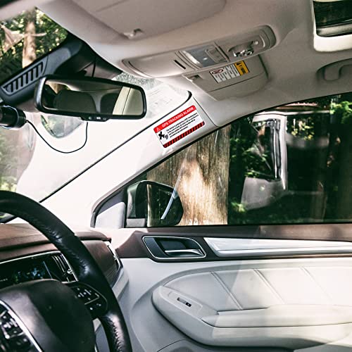 Anti-Theft Gps Tracking Sticker Set, Self Adhesive Car Decals With Warning Sign Decal Or Static Cling Decal Inside Car Window, Car, Motorcycle, Bike, Vehicle Anti-Theft Security Sign (8) #TOP2