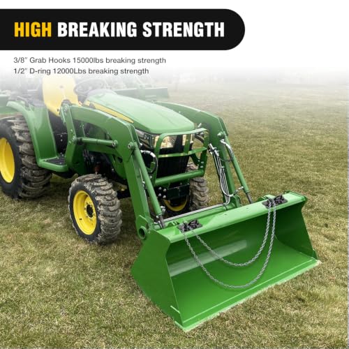 Image of Nilight Tractor Bucket Grab Hook with Tie-Down Ring & Back Plate