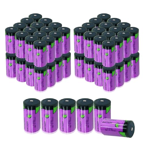 ?? 70 Pcs ??3.6V 19000mAh TL-5930 Lithium Battery for Tadiran iXtra Series Size D(TL-2300), ER34615