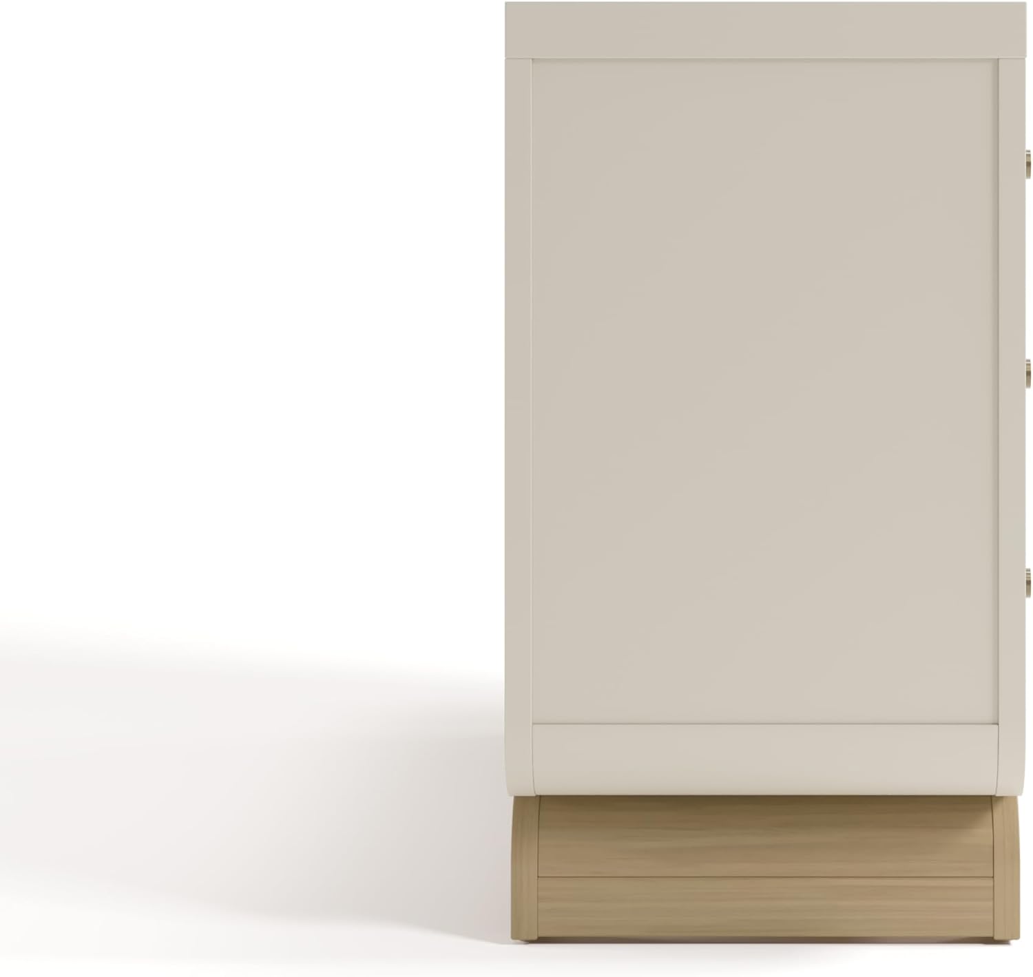 Storkcraft Santorini 6 Drawer Double Dresser (Frosted Oat with Driftwood) - GREENGUARD Gold Certified, Interlocking Drawer System, Dresser Drawer Organizer for Kids Bedroom 6 Drawer Dresser Frosted Oat With Driftwood