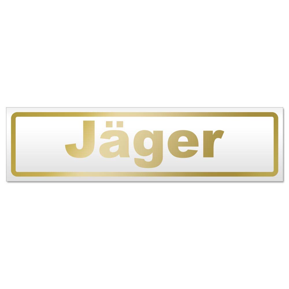 Kiwistar Magnetschild – 45 Cm In Gold, Magnetisch Für Auto & Metallflächen, Wiederverwendbar & Witterungsbeständig