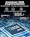 AZDOME 4 Kanal 4K dashcam Auto 360 Grad mit 128GB eMMC, 2.5K+3 * 1080P Dashcam, 5G WiFi...