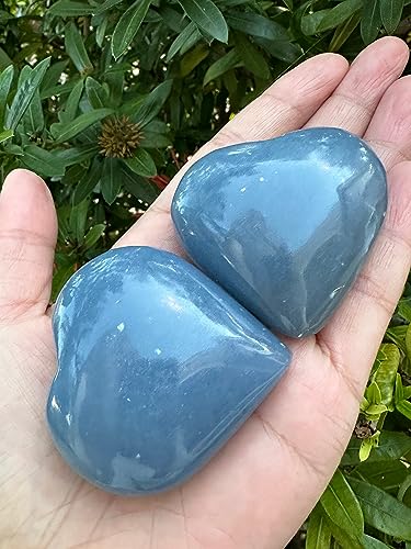 GAF TREASURES Large Angelite Heart...