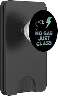 No Gas Just Class Electric Vehicle EV Owner Humor PopSockets PopWallet for MagSafe
