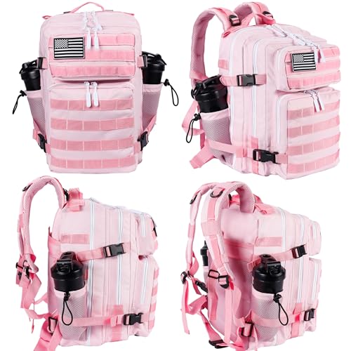 Image of LHI Tactical Military Backpack for Men and Women 25L /35L Army Assault Pack Bag Small Rucksack with Bottle Holder