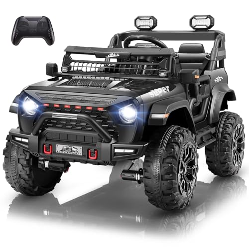 Hikole 24V Ride on Toys for Big Kids 3-8, 2 Seater Electric...