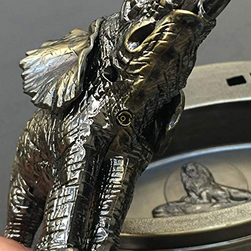 Encendedor de mesa elefante recargable de butano miniatura 5