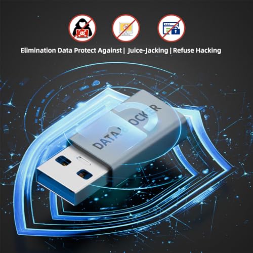 Image of xiwai 4pcs /lot USB 3.1 Data Blocker Type-A Male Female to USB-C Male Female Against Juice-Jacking Refuse Hacking Elimination Data Defender Protect Adapter Only for Power Charge