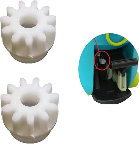NentMent Paquete de 2 engranajes de transmisión unidireccional para cubo giratorio de fregona, accesorios de embrague con rodamiento hexagonal,