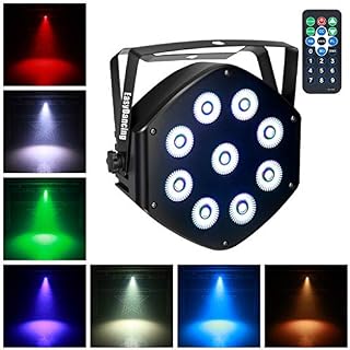 Stage Par Light RGBW 9x10W LED Uplighting 8 Channels with Remote DMX