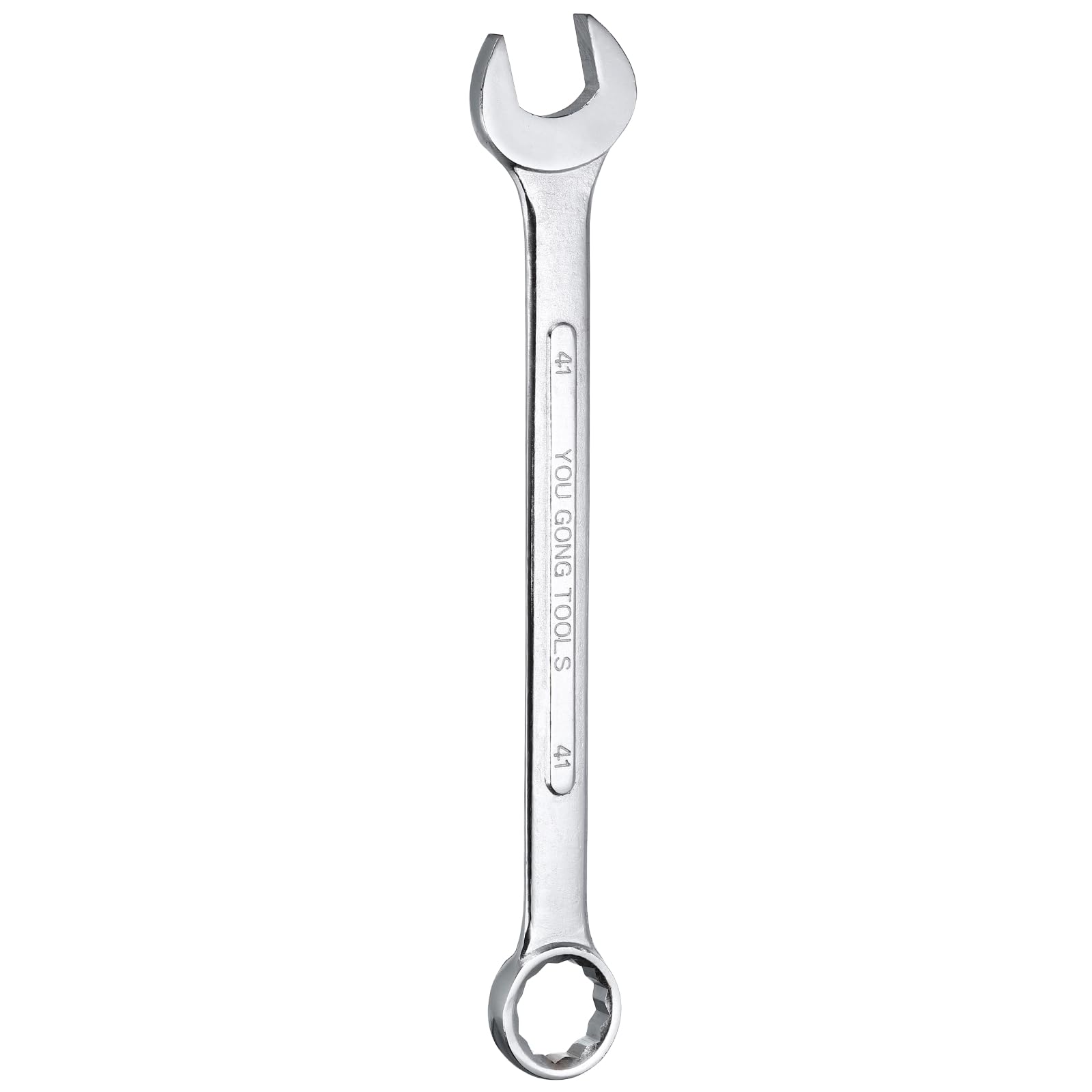sourcing map Metric Combination Wrench 41mm Open End & 15-Degree Offset 12-Point Box End Double Ended Wrenches Spanners Tools for Household Automotive Machinery DIY Repair
