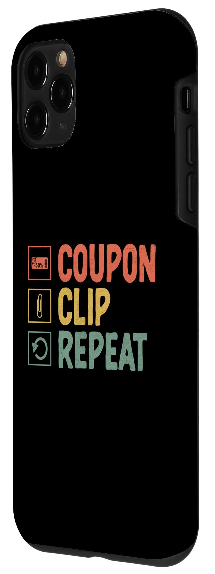iPhone 11 Pro Coupon Clip Repeat Ticket Coupons Shopping Couponing Case - Image 2