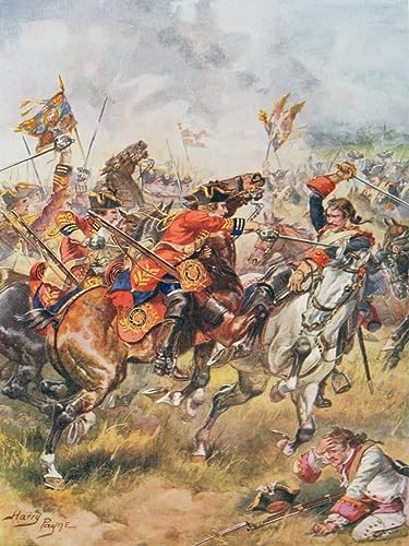 Poster toile 50 x 70 cm Charge of the Third Dragoons Henry A. Payne salon
