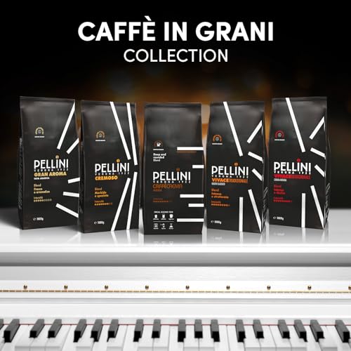 Pellini N.4 Tradizionale, Caffè in Grani per Espresso 1kg, Miscele Arabica e Robusta dal Gusto Classico, Caffè in Chicchi a Tostatura Media - 6