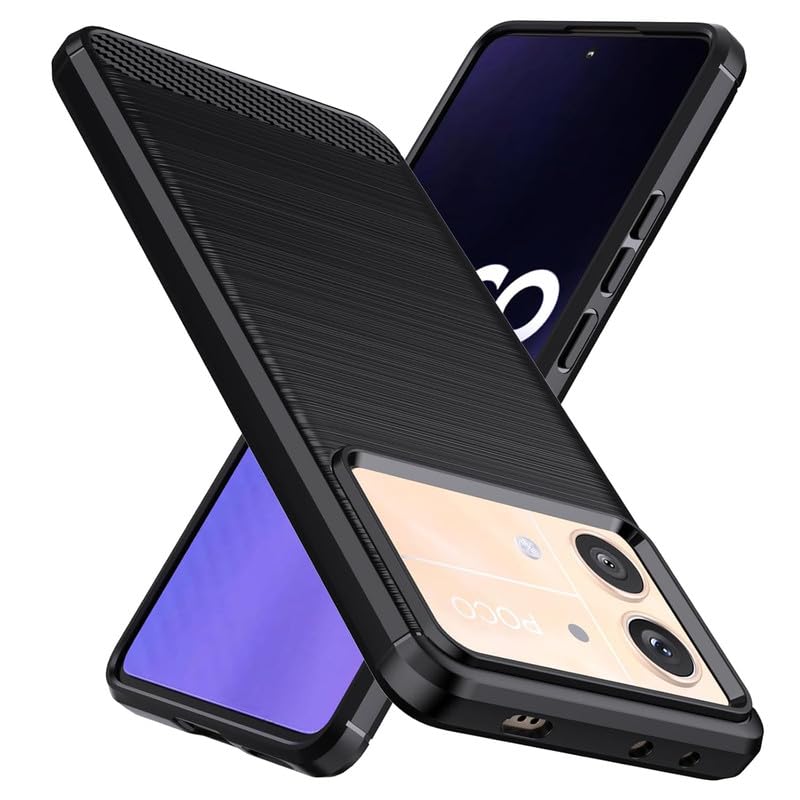 Image of Basic Case for Poco X6 Neo 5G (Carbon Fibre Black)